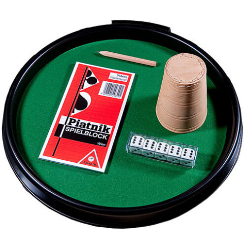 Kockapóker tálca normál dobókockákkal – Piatnik