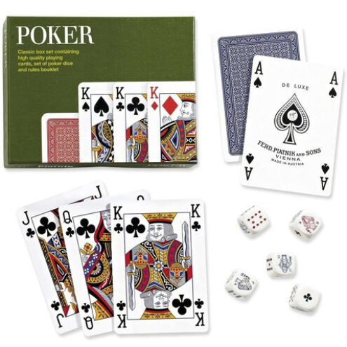 Póker kártya és kockakészlet – Piatnik