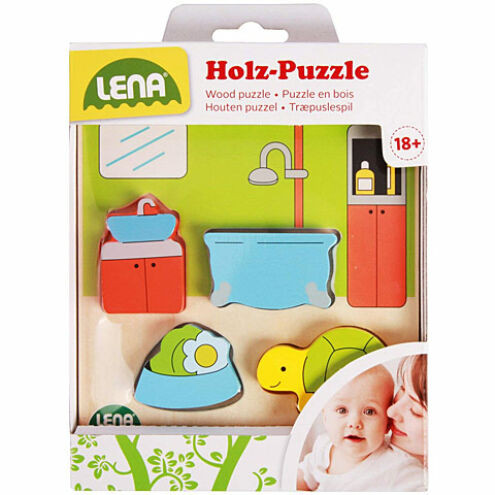 Fürdőszoba fa puzzle - LENA