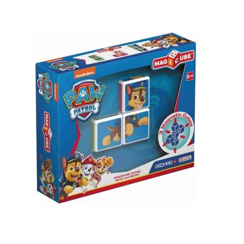 Geomag MagiCube építőjáték - Mancs őrjárat Chase, Skye és Rocky