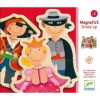 Jelmezbál - mágneses puzzle - Fancy children