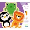 Dzsungelállatok - Mágneses kirakó (12 db) - Coucou Jungle anim - Djeco
