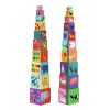 Toronyépítő kocka - természet, állat -  10 nature & animal blocks - Djeco