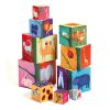 Toronyépítő kocka - természet, állat -  10 nature & animal blocks - Djeco