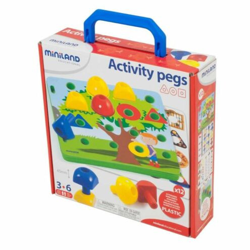 Miniland Pötyi logikai játék - Activity Pegs 31787