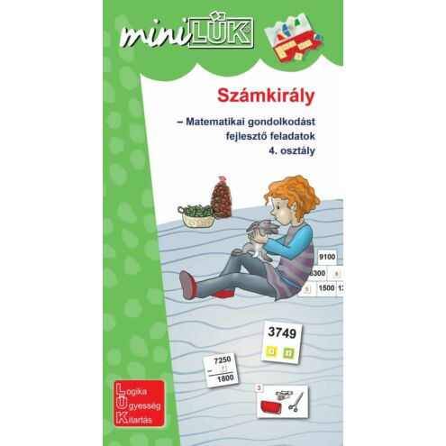 Mini LÜK LDI-536 SZÁMKIRÁLY MATEMATIKA FELADATOK 4. OSZTÁLY