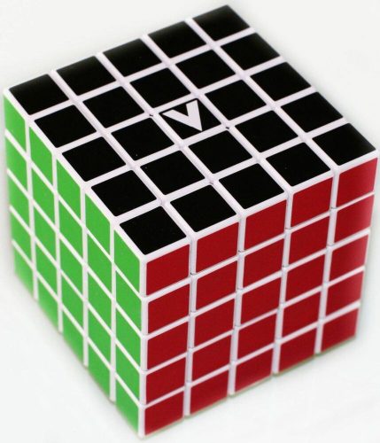 V-CUBE 5x5 versenykocka, fehér, egyenes