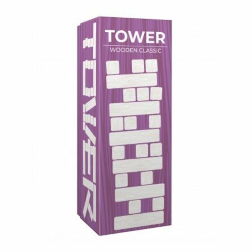 Klasszikus Tower ügyességi játék fém dobozban