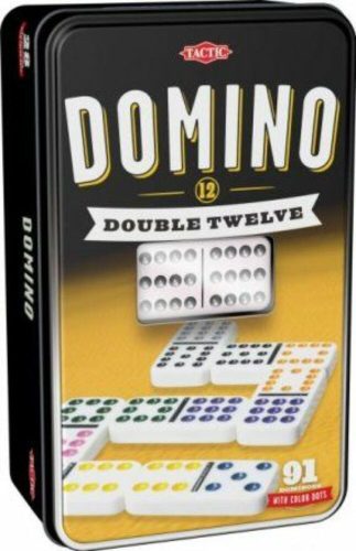Domino Dupla 12-es szett fém dobozban