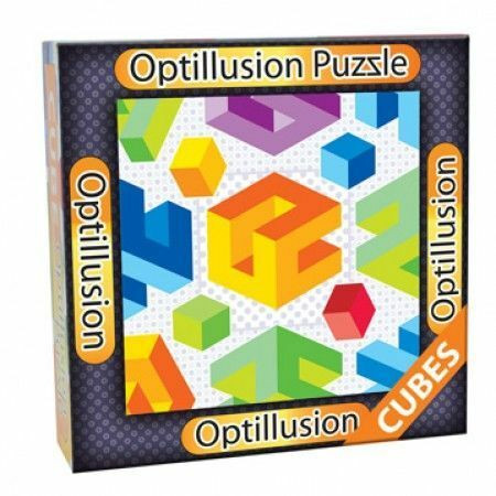 3D Optillusion Tile Puzzles Kockák optikai illúzió puzzle