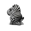 Zebra 3D puzzle - EUGY