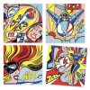 Szuperhősök - Satírozó, színező és matricázó technika - Superheroes - DJ09376