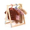 Játék ruhafogas vállfával Pomea játékbabákhoz - Szerepjátékhoz - Clothes Rack & 3 hangers - DJ07861