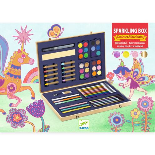 Csillogó kreatív doboz - Kreatív szett - Sparkling box of colours - DJ09797
