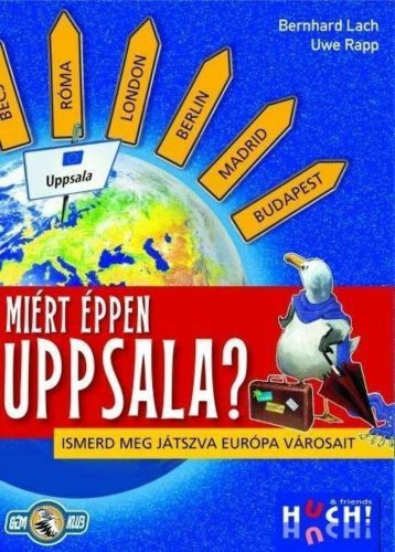 Miért éppen Uppsala? Ismerd meg játszva Európa városait! társasjáték