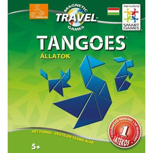 Magnetic Travel Tangoes Állatok logikai játék