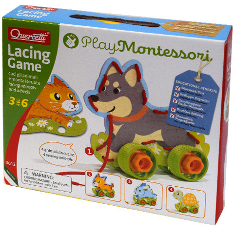 Montessori Fűzős játék kreatív játék - Quercetti