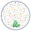 Teknős az esőben - Gyermek esőköpeny - Turtle - DD04673