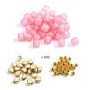Ábécé gyöngyök Arany - Ékszerkészítő - Alphabet beads, Gold - DJ00031