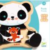 Panda fa puzzle - Fa formapuzzle 9 db - Puzzlo Panda - DJ01821