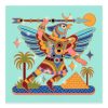 Egyiptom istene - Csillámló színező - Animal warriors - DJ09697