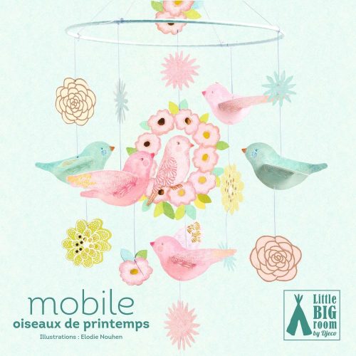 Tavaszi madárkák - Függődísz - Spring Birds Djeco - DD04346