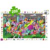Őrült város - Megfigyelő puzzle 200 db -  Crazy Town - DJ07462