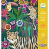 Tündöklő dzsungel - Karctechnika neon színekkel - Rococo - DJ09709