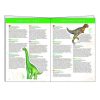 A föld dinoszauruszai, 100 db-os megfigyelő puzzle - Dinosaurs + booklet - 100 pcs - Djeco