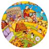 Csodás történelem, 350 db-os spirál puzzle - History +booklet - 350 pcs - Djeco