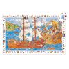 Kalózok fertegetes csatája, 100 db-os, megfigyelő puzzle - Pirates - 100 pcs - Djeco