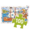 Kalózok fertegetes csatája, 100 db-os, megfigyelő puzzle - Pirates - 100 pcs - Djeco