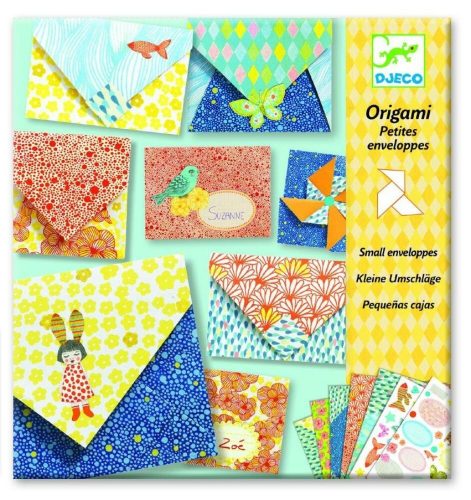 Boríték készítés alapjai - Origami - Little envelopes - Djeco