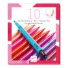 Ecsetfilc 10 lányos szín - Kétoldalú filctoll - 10 felt brushes - Girl - Djeco