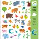 Állatos matrica gyűjtemény 160 db-os - Animals - Djeco