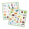 Állatos matrica gyűjtemény 160 db-os - Animals - Djeco