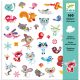 Kis barátok matrica gyűjtemény 160 db-os - Small friends - Djeco
