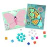 Lepkés mozaik kép készítés 3D - Butterflies - Djeco