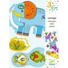 Állati színező - Színező vastag kétoldalú filctollal - Colouring for toddler - Zoo zoo - Djeco
