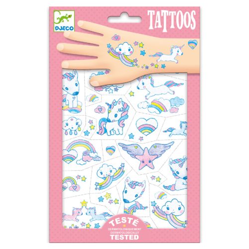 Unikornisok - Tetoválás - Unicorns - Djeco