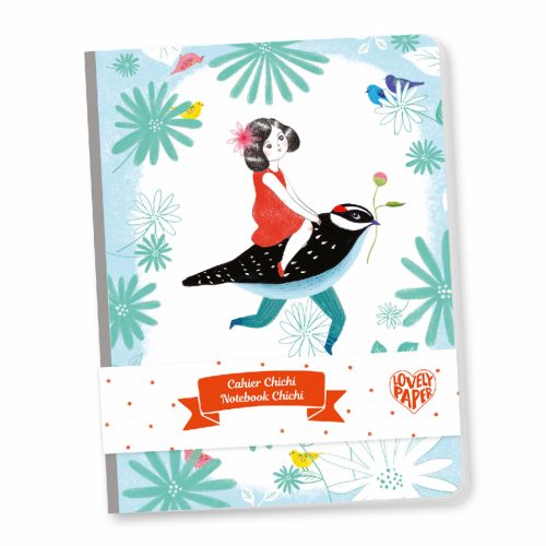 Chichi egyedi notesze - A/5 jegyzet füzet - Chichi notebook - Djeco