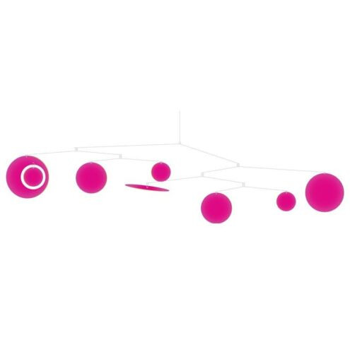 Pink gömbök - Függődísz - Pink fly - Djeco