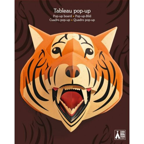 Tigris trófea - Szobadekoráció - Tigrorange - Djeco