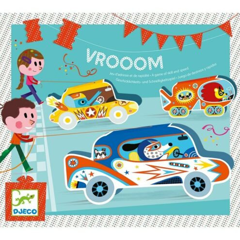 Autóverseny - Ügyességi party játék - Vroom - Djeco