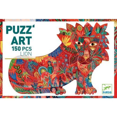 A különleges oroszlán, 150 db-os puzzle - Lion - 150 pcs - Djeco