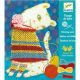 Cica öltöztetés - Varrós kreatív szett - Woolly Jumper - Djeco