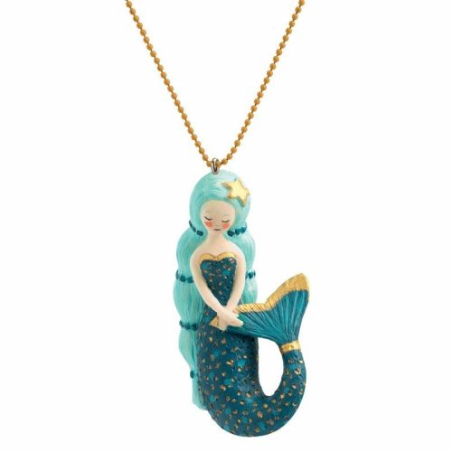 Sellő - Lovely Charmes nyaklánc sellős medállal - Mermaid - Djeco