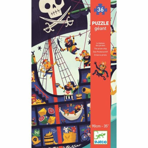 Kalóz hajó - Óriás puzzle 36 db-os - The pirate ship