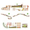 Gurul és borul - Dominós golyópálya 27 db-os - Zig & Go - 27 pcs