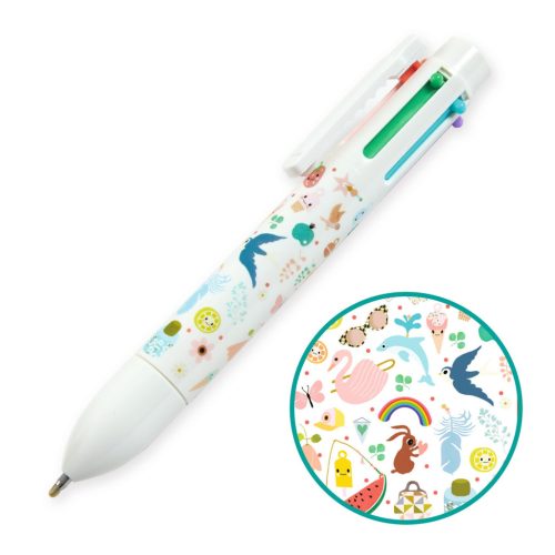Tinou szivárvány tolla - 6 színű toll - Tinou rainbow pen (6 colors) - Djeco